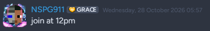 join at 12pm, it's 05:57am at time of send