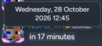 in 17 minutes with time