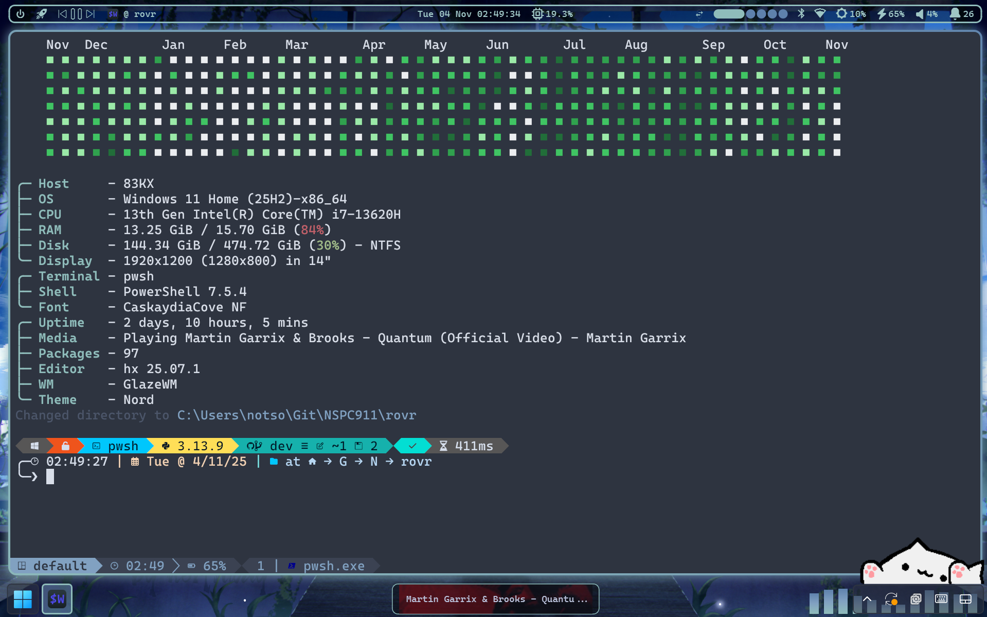 my current wezterm configuration